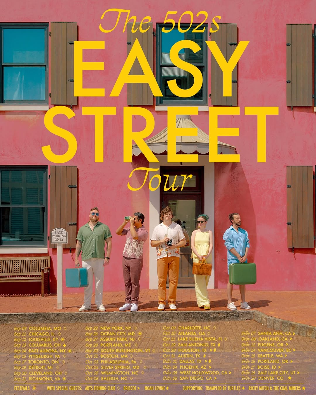 The 502s Easy Street Tour Poster 2025–2026